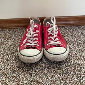 Red Low Top Converse